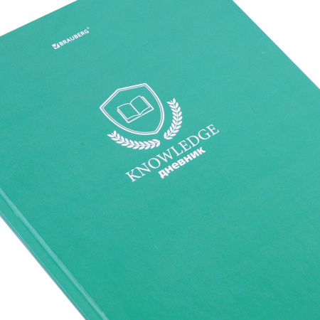 Дневник 5-11 класс 48 л., твердый, BRAUBERG, глянцевая ламинация, с подсказом, "Knowledge", 106632 - Дневники для старших классов