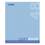 Тетрадь А5, 48 л., BRAUBERG, скоба, клетка, обложка картон, ОДИН ЦВЕТ, 401867 - Тетради 40-48 листов