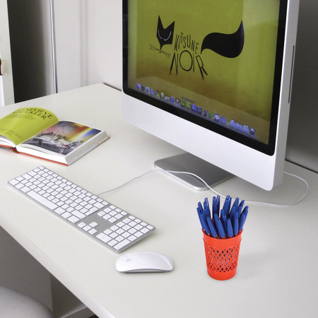 Подставка-органайзер (стакан для ручек) STAFF Basic, ассорти, 237950, 68 - Подставки канцелярские без наполнения