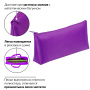 Пенал-косметичка ПИФАГОР на молнии, текстиль, фиолетовый, 19х4х9 см, 229003 - Пеналы мягкие
