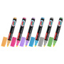 Маркеры меловые "POP-ART", НАБОР 6 ЦВЕТОВ МЕТАЛЛИК, 5 мм, ВЛАГОСТИРАЕМЫЕ, BRAUBERG, 152487 - Меловые маркеры