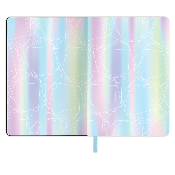 Блокнот А5 (143x210 мм), BRAUBERG VISTA "Gradient", под кожу, гибкий, срез фольга, 80 л., 112083 - Бизнес-блокноты и бизнес-тетради