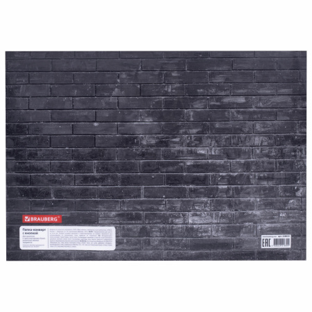 Папка-конверт с кнопкой BRAUBERG "NIGHT CITY", А4, 160 мкм, цветная печать, 228033 - Папки-конверты с кнопкой