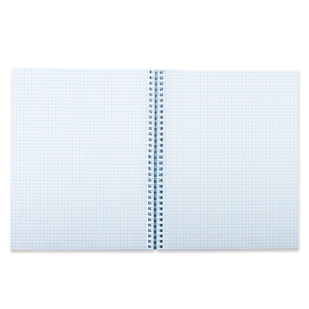 Тетрадь А4, 80 л., BRAUBERG, гребень, клетка, обложка твердая, "Color", 404055 - Тетради формата А4