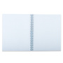 Тетрадь А4, 80 л., BRAUBERG, гребень, клетка, обложка твердая, "Color", 404055 - Тетради формата А4