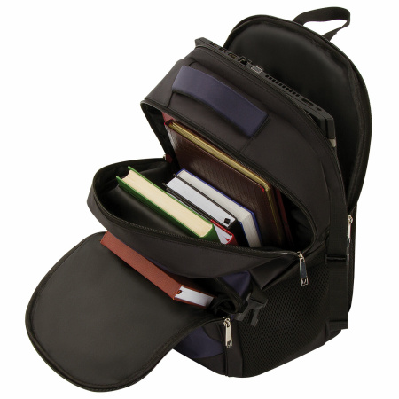 Рюкзак BRAUBERG URBAN универсальный, с отделением для ноутбука, крепление на чемодан, "Practic", 48х20х32 см, 229874 - Рюкзаки с отделением для ноутбука