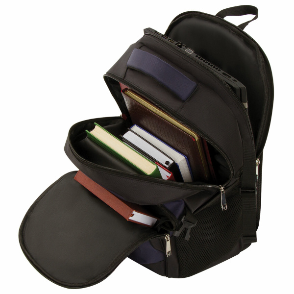 Рюкзак BRAUBERG URBAN универсальный, с отделением для ноутбука, крепление на чемодан, "Practic", 48х20х32 см, 229874 - Рюкзаки с отделением для ноутбука