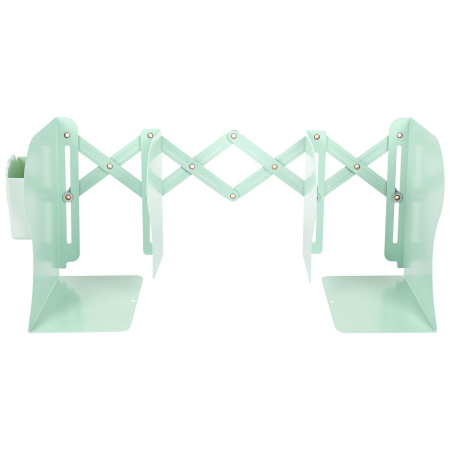 Подставка-держатель для книг и учебников BRAUBERG KIDS "Dino", с органайзером, раздвижная, металлическая, 238067 - Подставки для книг