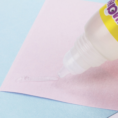 Клей канцелярский двусторонний ЮНЛАНДИЯ, 30 мл, с узким и широким аппликаторами, 227536 - Клей канцелярский