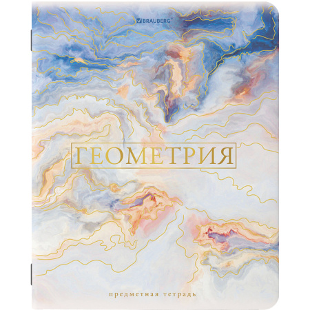 Тетради предметные со справочным материалом, КОМПЛЕКТ 10 ПРЕДМЕТОВ, "PASTEL", 48 л., SoftTouch, фольга, BRAUBERG, 404031 - Тетради предметные