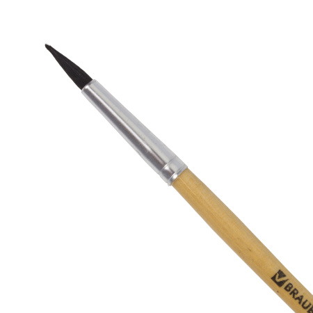 Кисть BRAUBERG, белка, круглая, № 4, 200181 - Кисти для рисования