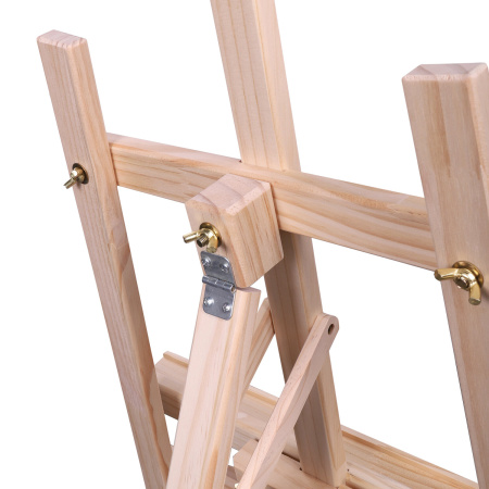 Мольберт напольный из сосны Лира с полкой, 170х55х70 см, высота холста до 107 см, BRAUBERG ART CLASSIC, 192261 - Мольберты