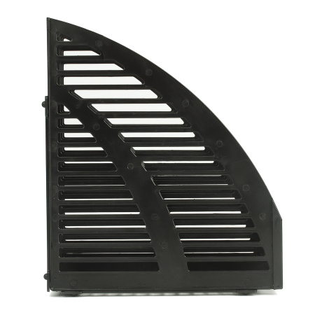 Лоток вертикальный для бумаг STAFF, 245х165х285 мм, 3 отделения, сетчатый, сборный, черный, 237293 - Лотки вертикальные (стойки-уголки)