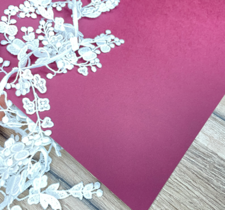 Дизайнерская бумага цвет бордовый, плотность 260 гр., размер 35*50 см - Дизайнерская бумага