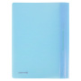 Скоросшиватель пластиковый BRAUBERG "Pastel" А4, 130/180 мкм, аквамарин, 270455 - Папки-скоросшиватели мягкие