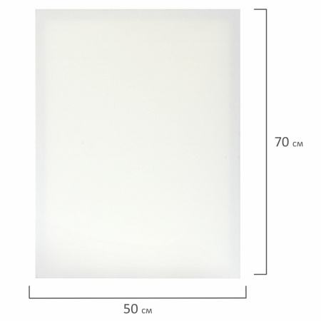 Холст на подрамнике BRAUBERG ART CLASSIC, 50х70см, 440 г/м, грунт, 100% хлопок, крупное зерно,191654 - Холсты