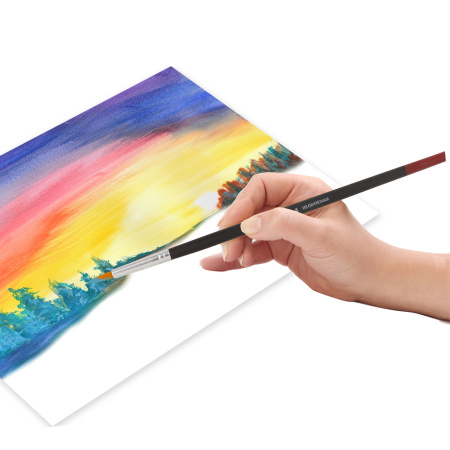 Кисть BRAUBERG, синтетика, круглая, № 4, 200210 - Кисти для рисования