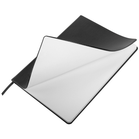 Тетрадь БОЛЬШОЙ ФОРМАТ (200x252 мм) В5, BRAUBERG "Metropolis Extra", под кожу, клетка, 80 л., черный, 111050 - Бизнес-блокноты и бизнес-тетради