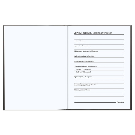 Блокнот МАЛЫЙ ФОРМАТ 110х147 мм А6, 80 л., ламинированная обложка, выборочный лак, клетка, BRAUBERG, "Ночной город", 123246 - Блокноты в книжном переплете