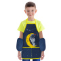 Фартук с нарукавниками для уроков труда BRAUBERG KIDS, 45x54 см, 2 кармана, "Spaceman", 271639 - Аксессуары для рисования