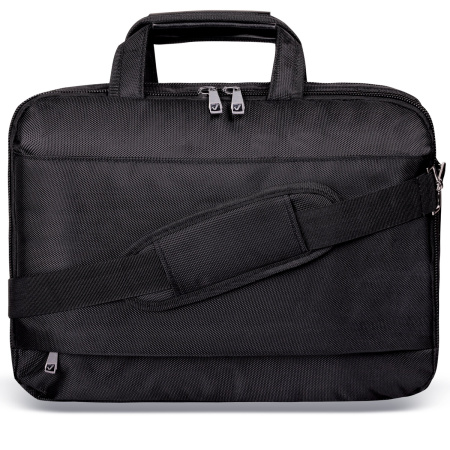 Сумка-портфель BRAUBERG с отделением для ноутбука 15-16", "Control 2", 2 отделения, черная, 41х32х10 см, 240397 - Сумки деловые с отделением для ноутбука и планшета
