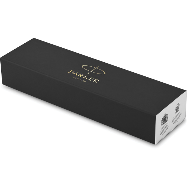 Ручка шариковая PARKER "Jotter Core Bond Street Black CT", корпус черный, детали хром, синяя, 1953184 - Ручки шариковые подарочные