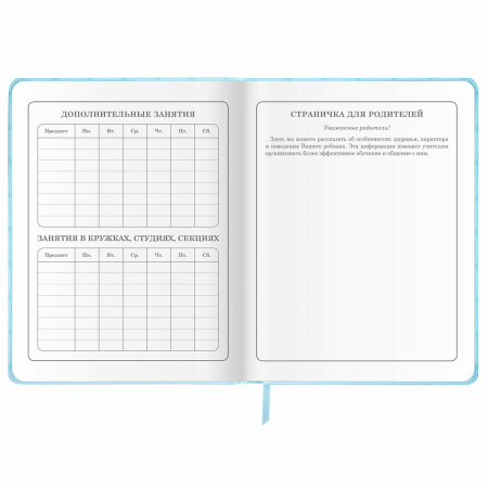 Дневник 1-4 класс 48 л., кожзам (твердая), печать, аппликация, ЮНЛАНДИЯ, "Зайчик", 106198 - Дневники для младших классов
