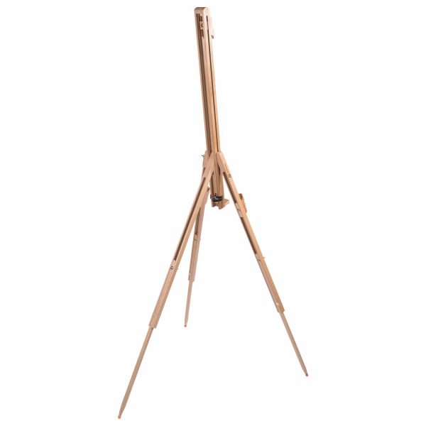 Мольберт полевой - тренога из сосны, высота 86-181 см, высота холста 104 см, BRAUBERG ART, 192263 - Мольберты