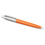 Ручка шариковая PARKER "Jotter Orig Orange", корпус оранжевый, детали хром, блистер, синяя, 2076054 - Ручки шариковые подарочные