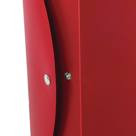 Короб архивный (330х245 мм), 70 мм, пластик, разборный, до 750 листов, красный, 0,7 мм, STAFF, 237276 - Короба и архивные системы пластиковые