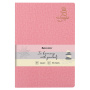 Тетрадь 60 л. в клетку обложка кожзам под рогожку, сшивка, B5 (179х250мм), РОЗОВЫЙ, BRAUBERG HARMONY, 403840 - Тетради более 60 листов