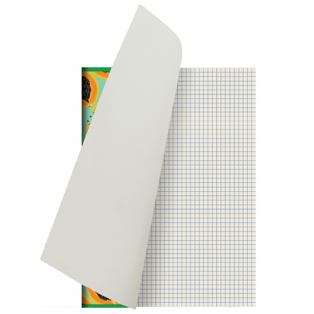 Тетрадь А4, 96 л., STAFF "Basic" скоба, клетка, офсет №2 ЭКОНОМ, обложка картон, "Fruity", 404069 - Тетради формата А4