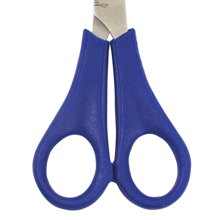 Ножницы ПИФАГОР, 135 мм, с линейкой, цвет ассорти, в картонной упаковке с европодвесом, 231163 - Ножницы детские