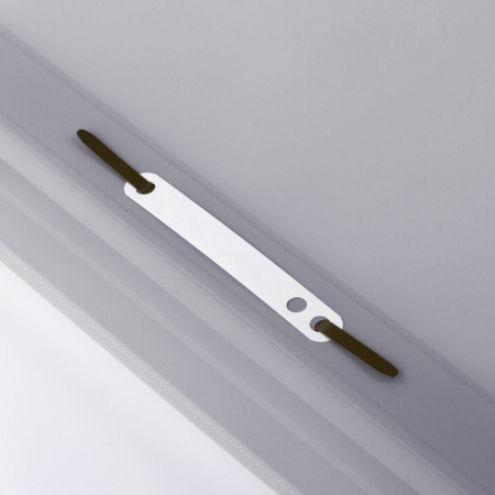 Скоросшиватель пластиковый BRAUBERG, А4, 130/180 мкм, серый, 220387 - Папки-скоросшиватели мягкие