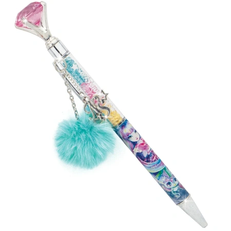 Серия: Isadora. Ручка шариковая с помпоном и кристаллами