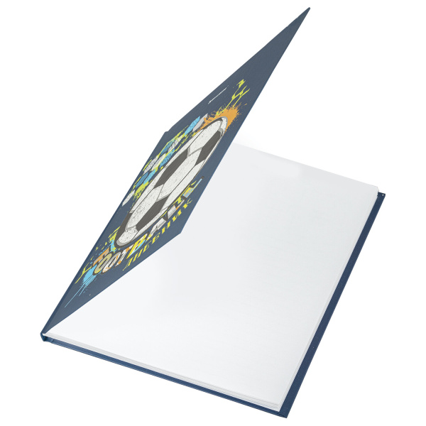 Дневник 5-11 класс 48 л., твердый, BRAUBERG, выборочный лак, с подсказом, "Футбол", 106636 - Дневники для старших классов