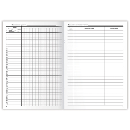 Классный журнал BRAUBERG 1-4 кл., А4, 200х290 мм, твердая ламинированная обложка, офсет, 125140 - Классные журналы