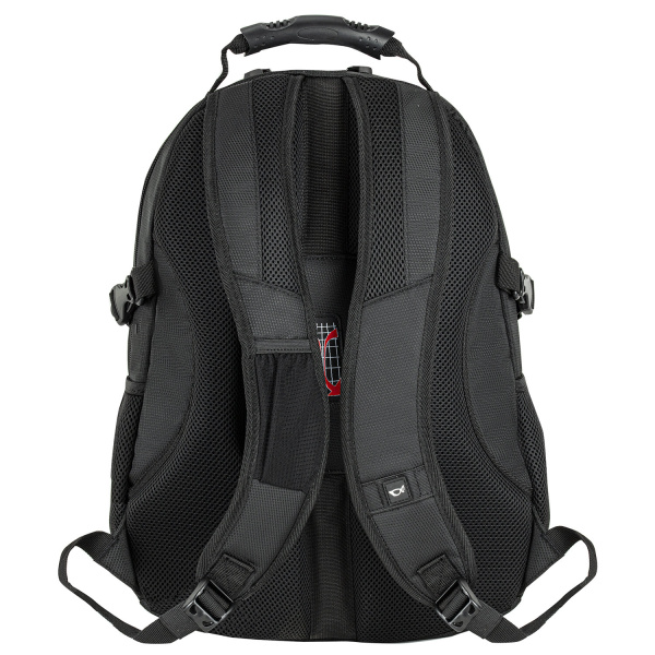 Рюкзак GERMANIUM "S-01" универсальный, с отделением для ноутбука, влагостойкий, черный, 47х32х20 см, 226947 - Рюкзаки с отделением для ноутбука