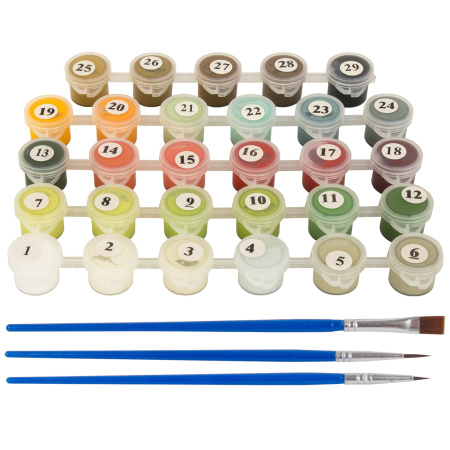 Картина по номерам 40х50 см, ОСТРОВ СОКРОВИЩ "Лилии у окна", на подрамнике, акрил, кисти, 662886 - Картины по номерам