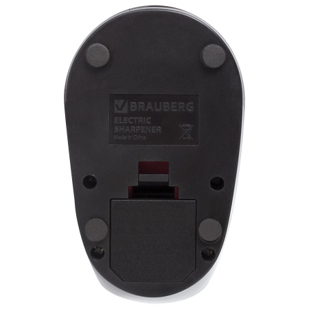 Точилка электрическая BRAUBERG "Delta", питание от 4 батареек АА, спиралевидное лезвие, 228421 - Точилки электрические