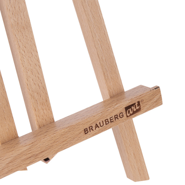 Мольберт настольный из бука 19х16х28 см, высота холста до 30 см, лакированный, BRAUBERG ART CLASSIC, 192253 - Мольберты