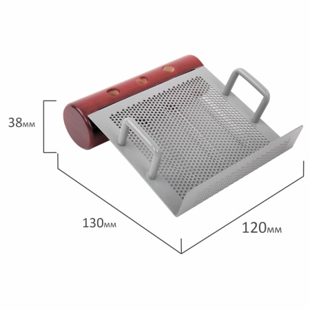 Набор настольный GALANT "Wood&Metal", 6 предметов, красное дерево и никелированный металл, 230876 - Настольные наборы и аксессуары из дерева