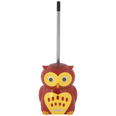 Точилка электрическая ЮНЛАНДИЯ "Совушка", питание от 4 батареек АА, дополнительное сменное лезвие, 228429 - Точилки электрические