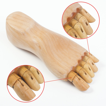 Манекен художественный BRAUBERG ART CLASSIC "СТОПА", длина 25 см., мужская левая, дерево, 191300 - Манекены