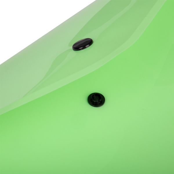 Папка-конверт с кнопкой BRAUBERG "Pastel", А4, до 100 листов, непрозрачная, мятная, 0,18 мм, 270477 - Папки-конверты с кнопкой