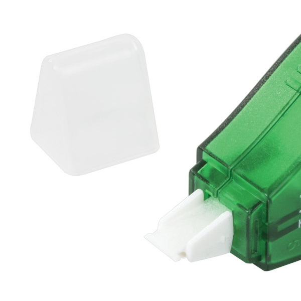 Корректирующая лента БИЗНЕСМЕНЮ 5 мм х 6 м, корпус зеленый, механизм перемотки, блистер, 227590 - Корректирующие ленты