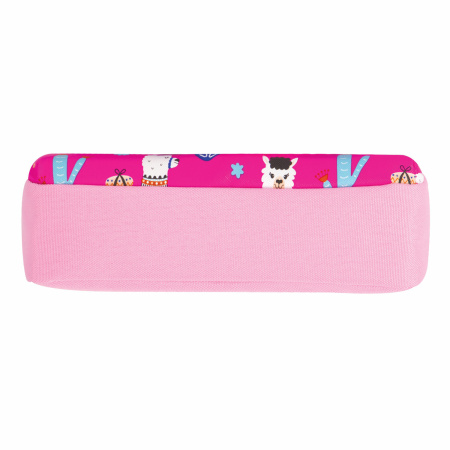Пенал-косметичка ЮНЛАНДИЯ, 2 отделения, мягкий, "Ламы", розовый, 20х6х9 см, 228980 - Пеналы мягкие