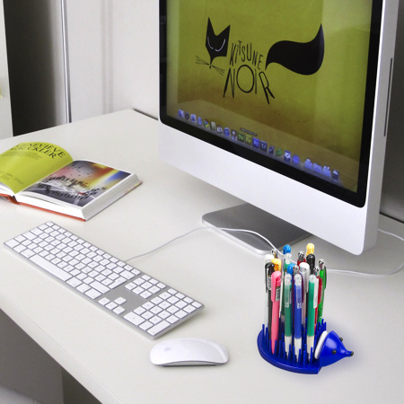 Подставка-держатель ПИФАГОР "Ежик" для пишущих принадлежностей, настольная, пластик, АССОРТИ, 237173 - Подставки канцелярские без наполнения