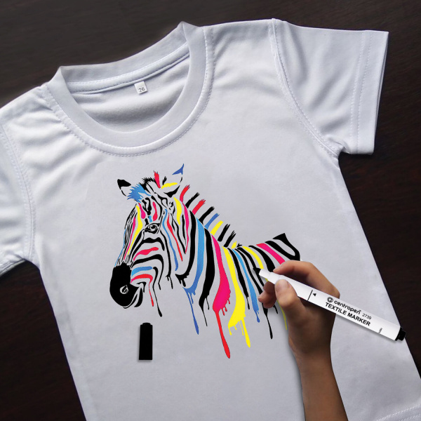 Маркеры для ткани 6 ЦВЕТОВ CENTROPEN "Textile Marker", круглый наконечник, 1,8 мм, 2739/6, 5 2739 0610 - Маркеры для хобби