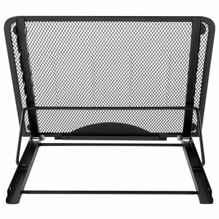 Подставка для книг, ноутбуков, планшетов, BRAUBERG "Germanium", 240х195х20 мм, черная, металл, 237987 - Подставки для книг